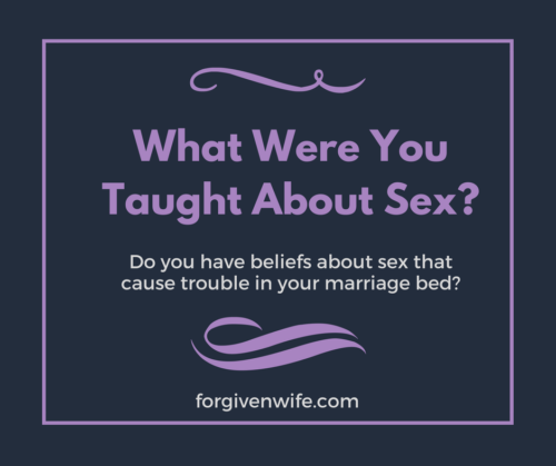 What Were You Taught About Sex The Forgiven Wife 1651